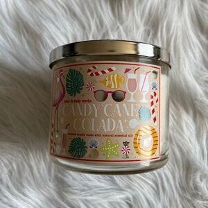 Bath and Body Works Candy Cane Colada 3-Wick Candle